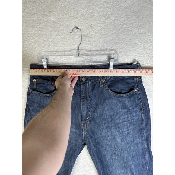 Levis 527 Jeans Mens 38x32 Blue Denim Bootcut Low Rise Slim Cowboy Y2K - Picture 5 of 16